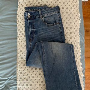American Eagle Hi-Rise Artist Flare Jeans Size 14 High Rise Flare Bootcut Jeans